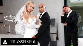 TRANSFIXED - Wspaniała Trans Panna Młoda Gracie Jane zdradza ze swoim mężczyzną honoru tuż przed ślubem