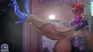 Hungriges Vergnügen, Spaz Cock Vore Animation