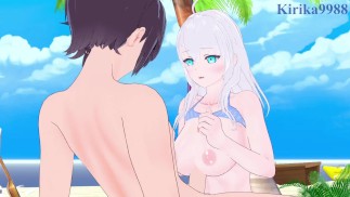 Alisa Michailovna Kujou en ik hebben intense seks - Alya soms verbergt haar gevoelens in Russische Hentai