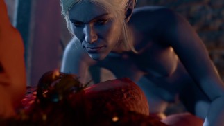 Baldur's Gate 3 (bg3) Romantická scéna Karlach a Minthara