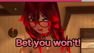 Vrc puppygirl trata de no correrse