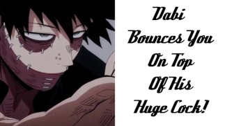 Dabi stuitert je bovenop zijn enorme lul