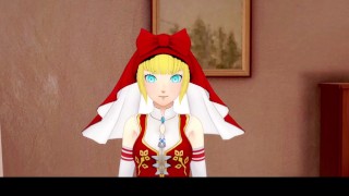 3D / Аниме / Хентай, Shin Megami Tensei V: Взрослая Идун трахается.