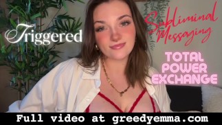 Total Power Exchange Triggered Subliminal Messages - TPE Goddess Worship Demütigung