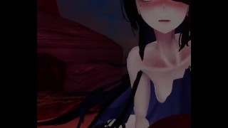 VR Goth GF fickt dich hart mit ihrer Muschi, bis du hineinkommst