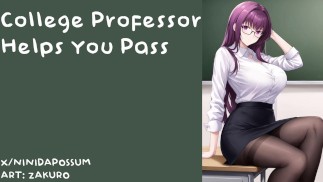 [F4M EROTISCHE RP] UNIVERSITEITSPROFESSOR HELPT JE SLAGEN