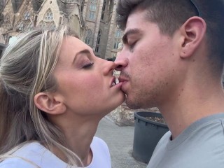 Eerste Creampie in Barcelona