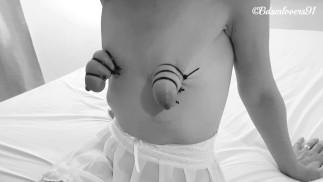 Zip-tie saggy tits treatment- Bdsmlovers91