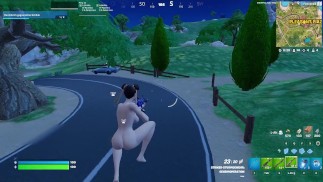 fortnite gameplay (chun li nude)