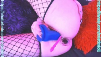 feche a foda da buceta dildo
