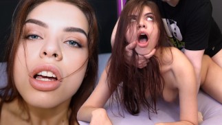 USATO COME CARNE - La troia aggressiva di TIKTOK ama il ruvido - Emily Mayers