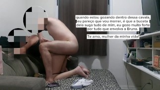 Brasileira Bruna Silva Hotwife reaparece com seu corno Ney Silva