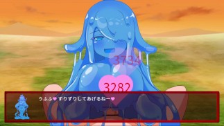 【#03 サキュバスデュエル実況(体験版)】爆乳スライムおにされ射精・・(アニメーション同人エロゲー)  