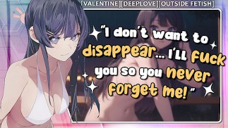 HENTAI JOI - Valentine's Day with Sakurajima Mai, She'll make sure you never forget her 🖤