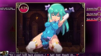 Kanade futanari dungeon quest - Garota lesbica com pau sendo masturbada por peitos gigantes