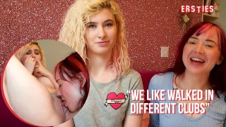 Ersties - Süße Rothaarige Schenkt Blondem Babe Lesbische Freuden