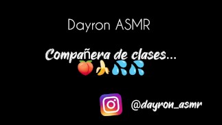 ASMR Audio Erótico - Fantasía con cachonda compañera de clases...