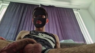 Twink hung playing with my cock