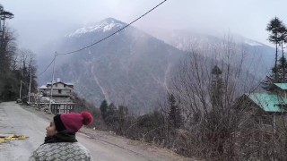 Una scopata di una notte in montagna