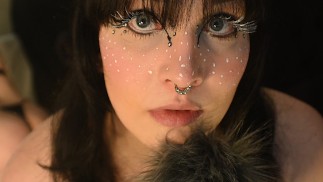 | JOI y ASMR | Dream Trans Goth GF clicker te entrena Pt.1