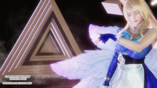 [MMD] HELLOVENUS - Таинственная Ари Сексуальная Танцевальная Лига Легенд Хентай без цензуры 4K 60 кадров в секунду