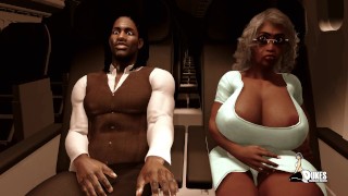 Fare sesso con il mio insegnante dal culo grosso nell'ascensore
