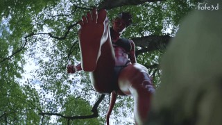 Giantess Karlach Stomping Kratos! [Animation]
