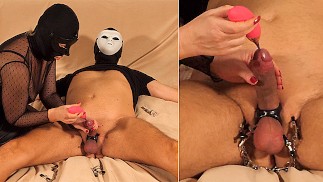 De zwarte dominatrix dag 6 - intense urethrale pik klinkt met een snelle vibrator
