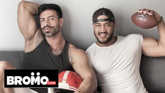 BROMO - Nadržený Oholený Vrchol Jason Vario Ráfky Mateo Zagal Ho Připravuje Na Jeho Tvrdý Penis
