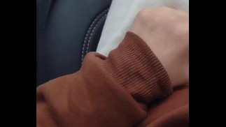 Touching Uber driver's dick to see his reaction