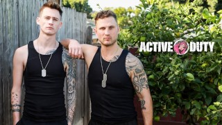 Navy Hunk Flip scopa AirForce Twink - Blain O'Connor, Cam Steele - ActiveDuty