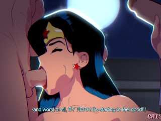Wonder Woman Baise Dans un Plan à Trois