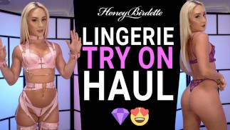 Sexy Honey Birdette Lingerie Try On! Sheer, Lacey, Cheeky, Bondage style - Hannahjames710