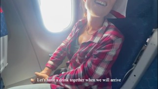 ✈️👩‍✈️🛩️「飛行機の中でポルノ女優と出会ったきっかけ...」 - POV フレンチー・タッチ