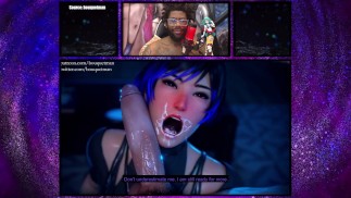 Tekken 8 Champion Reina Bekommt Ihre Kehle Und Muschi Mit Perversem Coomer-Sperma Gefüllt