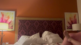 Laat in de nacht PLEZIER met VROUW in VEGAS hotel