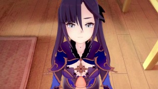 3D/Anime/Hentai, Genshin Impact: Mona adulta viene scopata da un grosso cazzo!