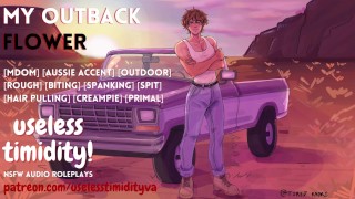 Il mio fiore dell'Outback [MDom] [Accento australiano] | Gemito maschile | Gioco di ruolo audio per le donne [M4F]