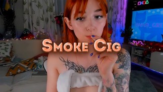 Rokende cig