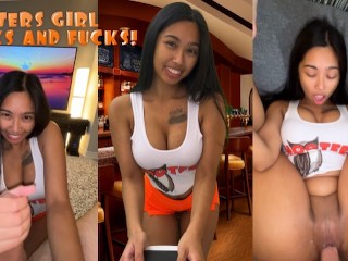 Fodendo a Garçonete Hooters Sacanagem!