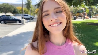Real Teens - Sexy Brunetka Dospívající Myra Sténá Nejlépe Ze Zadu Ve Svém Porno Debut