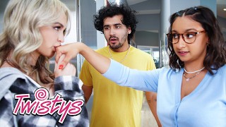 TWISTYS - Lilly Bell Nosí Její Popruh A Šuká Hailey Rose, Jako Nikdy Předtím Nebyla V Prdeli