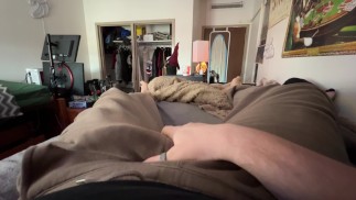 WATCH ME JERK OFF POV *ソフトなうめき声と深い声*