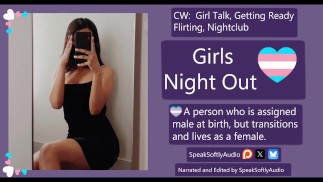 13 MTF: Noite das garotas flertando com sua linda namorada trans F/MTF