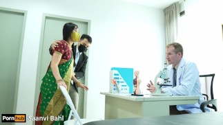 Indisches blindes Mädchen betrügt mit dem Big Dick Doctor für Hardcore-Fick (Hindi Drama Audio)