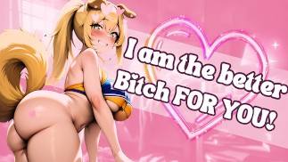 Your Jealous Cheerleader Dog Girlfriend Catches You TEXTING Another Dog Girl [F4M][Erotic Audio RP]