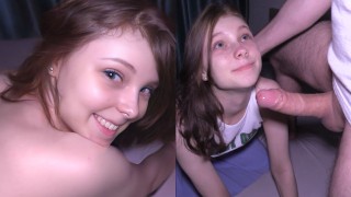 あまりにもかわいいファック-18歳のキューティーは彼女の穴を巨大なコックによって伸ばします