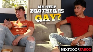 Hetero hunk 1ste keer homo neuken met twink stiefbroer - Masyn Thorne, Luca - NextDoorTaboo