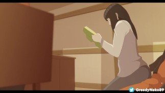 Życie z Tsunade V0.37 [1] Hinata siedzi na Naruto