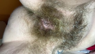 10 minuten van harig poesje bewondering enorme bos close-up